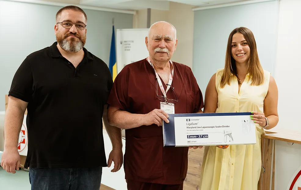 “Okhmatdyt” Receives Modern Surgical Equipment