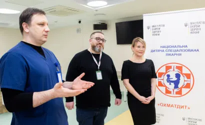 За підтримки Фонду Андрія Матюхи НДСЛ «Охматдит» отримала нову систему Thompson