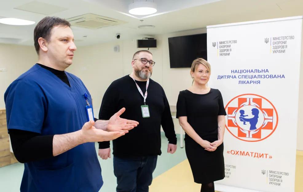 За підтримки Фонду Андрія Матюхи НДСЛ «Охматдит» отримала нову систему Thompson